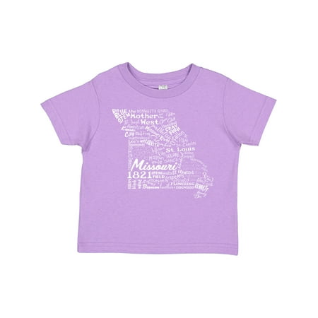 

Inktastic Missouri State Word Salad Gift Toddler Boy or Toddler Girl T-Shirt