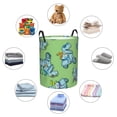 thumbnail image 6 of Balery Motorcycle Riding Dinosaur Round Laundry Basket with Handles Waterproof Freestanding Laundry Hamper for Clothes Toys in the Dorm and Family-Medium, 6 of 8