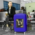 thumbnail image 4 of 18-32 Inch Large Capacity Travel Essential Bag Travel Accessories Trolley Box Golden Letter Serie Print Pattern Protective Cover 8golden H XL, 4 of 6