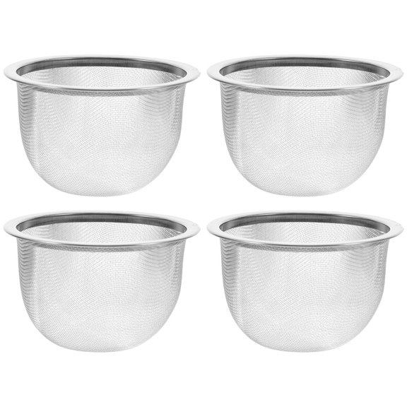 Milisten 4Pcs Stainless Steel Tea Infuser for Home and Travel Use
