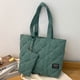 thumbnail image 1 of Bolso de mano informal para mujer, Bolso de hombro acolchado suave, Bolso versátil con conjunto de monedero, 1 of 8