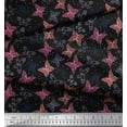 thumbnail image 3 of Soimoi Moss Georgette Fabric Dot & Butterfly Fabric Prints by Yard 42 Inch Wide, 3 of 3