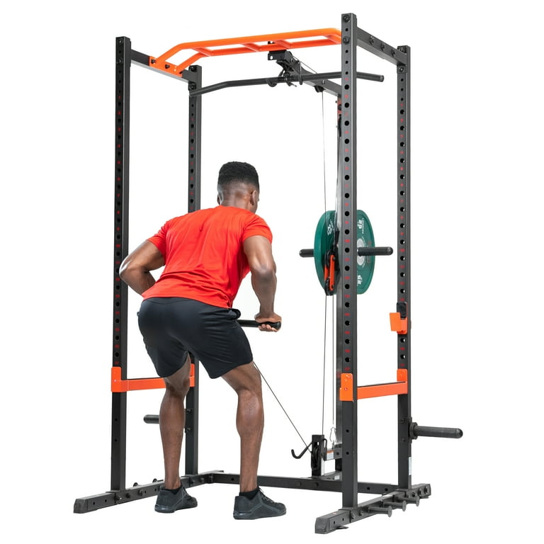Sunny Health Fitness Lat Pull Down Attachment Pulley System for