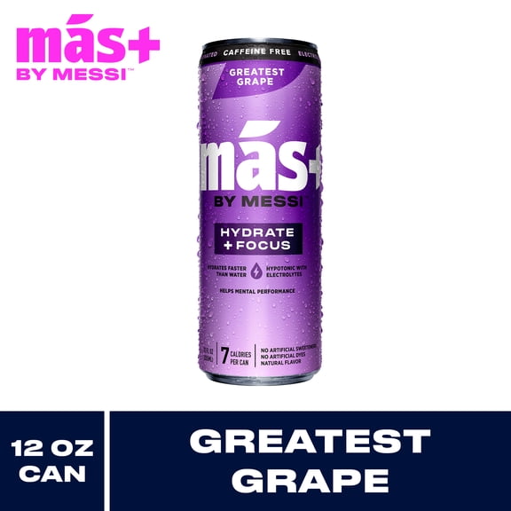 Mas  by Messi Greatest Grape 12oz Can