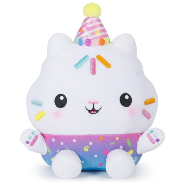 Peluche Gabby's Dollhouse Celebrations Cakey Cat, 25 cm, 3 o más