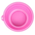 thumbnail image 3 of Olla grande plegable rosa con orificio de drenaje para aventuras al aire libre, recipiente portátil para acampar, 3 of 8