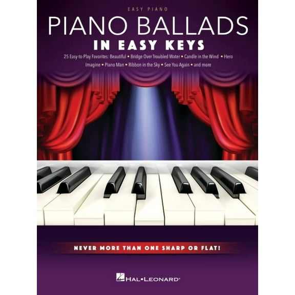 Piano Ballads : Never More Than One Sharp or Flat!