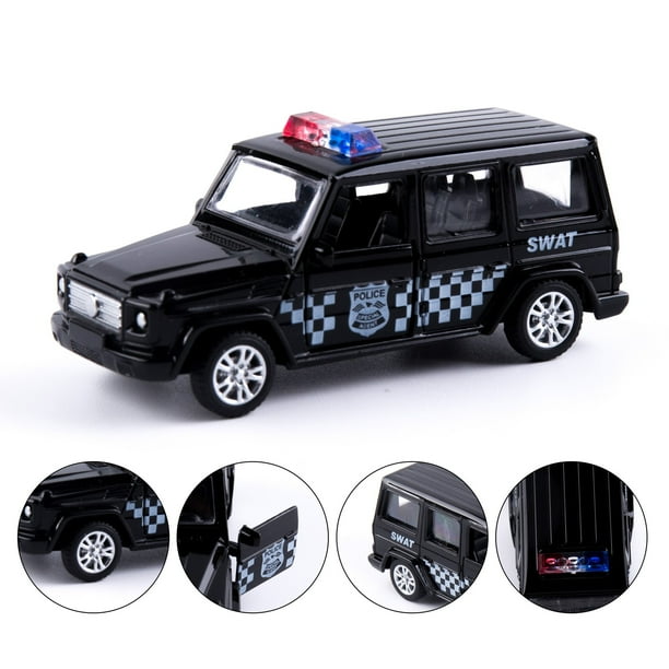 KIDAMI Die Cast Metal Toy Cars Set of 5, Openable Doors Pull
