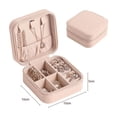 thumbnail image 5 of 2pcs Joyero De Viaje Pequeño Caja De Almacenamiento Portátil Lab.G, Rosa Claro, 5 of 5