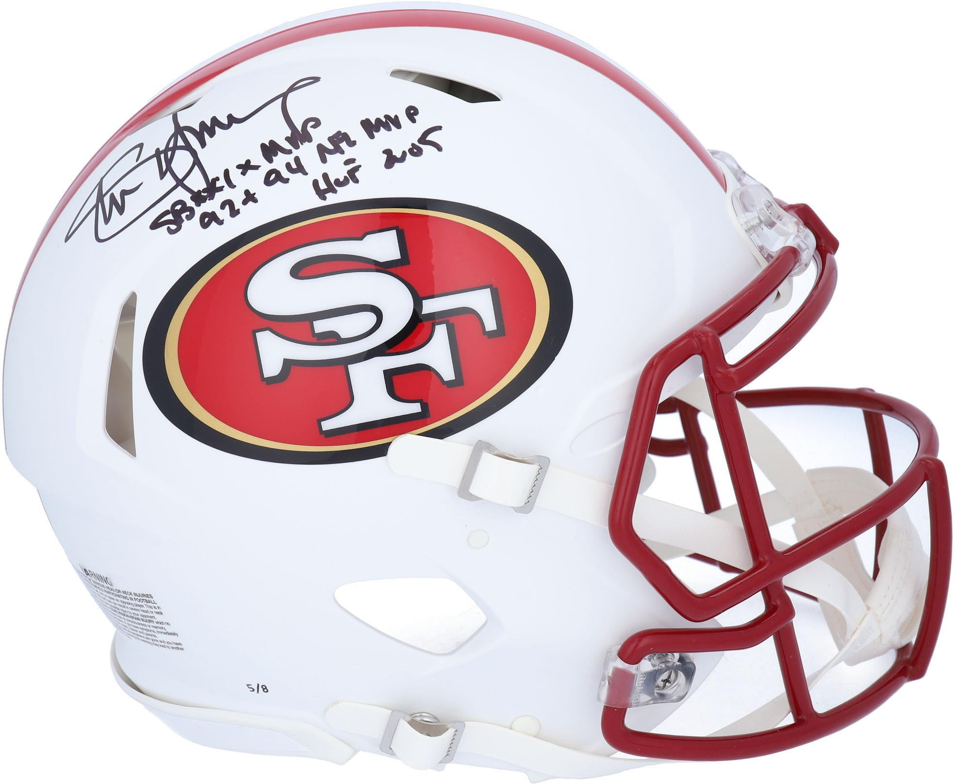 steve young autographed helmet