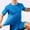Blue, variant on COSFO Short Sleeve Men T Shirts Athletic Crew Neck Solid Tops Slim Dry Fit Workout Pullover Classic T-Shirt