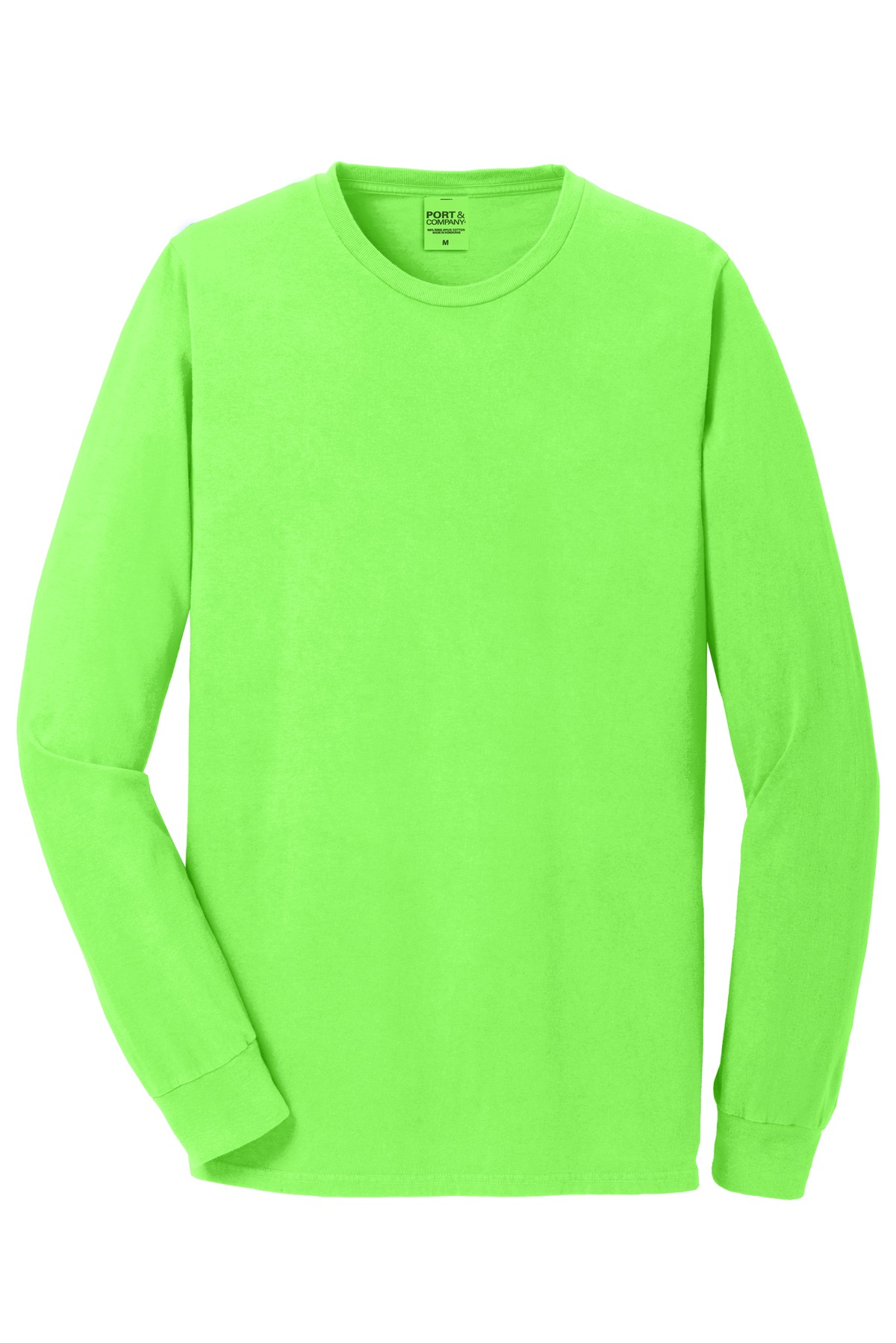 Port & Company Pigment Dyed Long Sleeve Tee-XL (Neon Green) - image 5 of 6