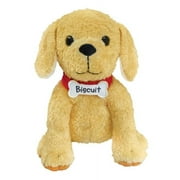 MerryMakers Biscuit Soft Dog Plush Toy, 10-Inch, based on the Biscuit the Little Yellow Puppy book series by Alyssa Capucilli