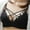 Black, variant on SROBPTY Womens Bras,Shaping Plus Size Summer Bras for Womens,Fashion Women Solid Color Steel Rings Lace Pad Gathering Camisole Integrated Type Daily Bra