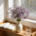 thumbnail image 6 of Babys Breath Artificial Flowers, 2Pcs 5.9inch Gypsophila Faux Flowers, Exquisite Photography Props, Ideal for Wedding Bouquets Party Home Garden Decoration(Purple), 6 of 6
