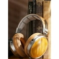 thumbnail image 2 of FiiO FT1 Closed-Back Over-Ear Nanowood Fiber Composite Diaphragm Wired Hi-Fi Headphones, Detachable Cable, American Black Walnut Wood Ear Cups for Home, Studio, Recording (Beech), 2 of 5