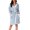 Blue, variant on Clearance! robes for women terry cloth robes for women Women's Fall/winter Matching Hooded Pajamas Home Plush Thermal Bathrobe Nightgown Big sales Blue