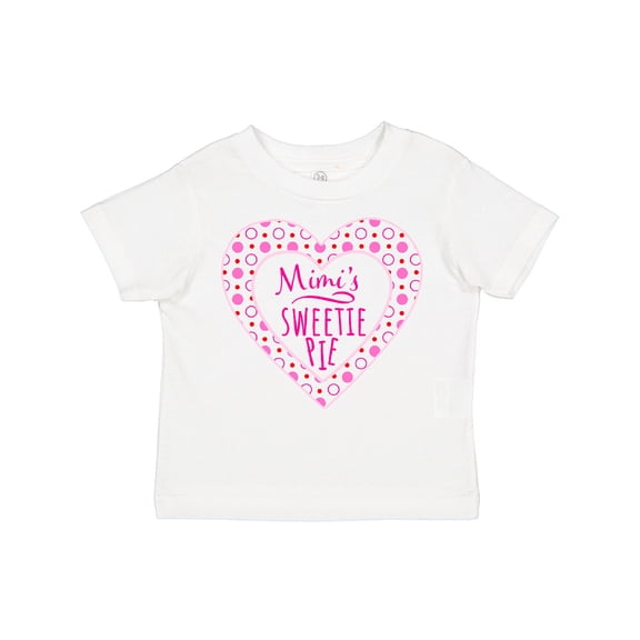 Inktastic Mimi's Sweetie Pie with Pink Hearts Boys or Girls Toddler T-Shirt