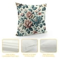 thumbnail image 4 of GOSMITH  Blue and White Porcelain Floral Throw Pillow Covers Set of Vintage Chinoiserie Blue Floral Decorative Couch Pillowcases Cushion Covers for Living Room Bedroom Sofa Outdoor,, 4 of 5