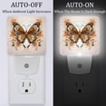 thumbnail image 2 of Butterflies LED Square Night Lights - Energy Efficient and Contemporary Design - for Bedrooms and Hallways - Includes Sensor with Auto on/Off - Easy Installation, 2 of 6