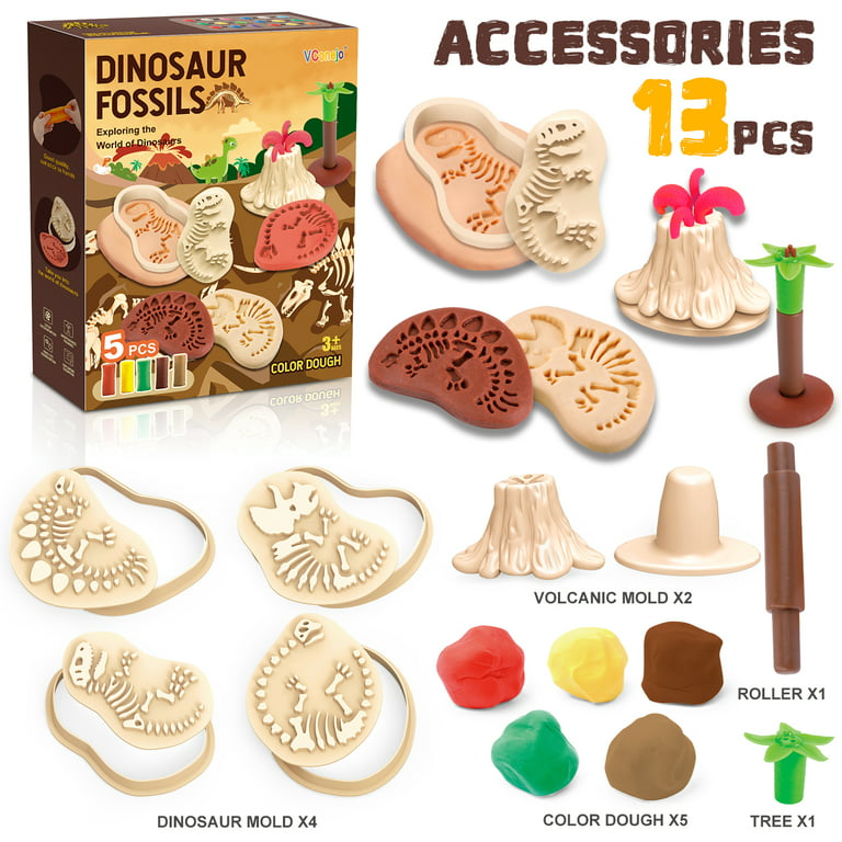 13 Piece Dough Sets for Kids Ages 4-8, Universe Theme Dough kit for Toddler  Kids Boys Girls 3-5 Gifts