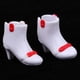 thumbnail image 3 of Preciosos de tacones altos impermeables para 1/6 accesorios de rojo, 3 of 7