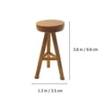 thumbnail image 5 of 2pcs Mini House Brown Plastic High Chairs for Kids Easy to Assemble and Hold 1:12, 5 of 5