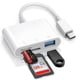 thumbnail image 1 of Lector de tarjetas SD MujuDoler USB-C 3 en 1 para iPhone 15 iPad Mac, 1 of 8