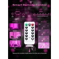 thumbnail image 6 of 300 LED Fairy Curtain Lights, 9.8ft x 9.8ft Curtain String Lights, USB Plug in 8 Lighting Modes LED Christmas String Hanging Lights with Remote for Bedroom Indoor Outdoor Weddings Party Xmas, 6 of 14