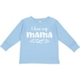 thumbnail image 3 of Inktastic I Love My Mama- Hearts Boys or Girls Long Sleeve Toddler T-Shirt, 3 of 5