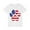 White, variant on ZACPNCV Flag Shirt for Toddler Kids Boys Girls USA Flag T-Shirt 4th of July Shirt Patriotic Tee Tops Pink 5-6 Years