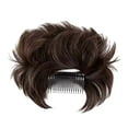 thumbnail image 2 of Postizos de moño desordenado para mujer, extensión de moño para el cabello, peine lateral de sujeción fuerte, moños desordenados, accesorios para el Estilo C Salvador Dali Clip de garras de pelo, 2 of 10