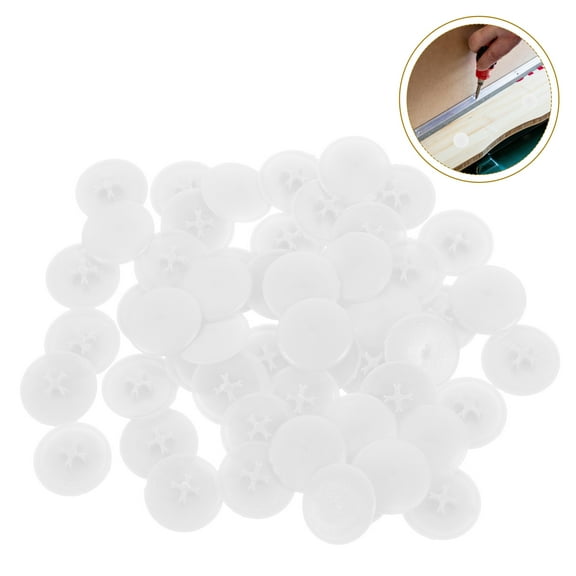 FRCOLOR 1000 Pcs Screw Decorative Covers .70X1.70X0.40CM