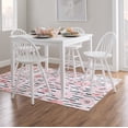 thumbnail image 5 of Linon Newton 24" Windsor Back Counter Stools, Classic White Finish, Set of 2, 5 of 12