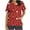 Red, variant on Xfvqtps Christmas Scrub Tops for Women Soft V-Neck Scrubs Comfortable Nursing Uniforms Christmas Printed Short Sleeve Top Protective Clothing Working Uniforms with Pockets Red