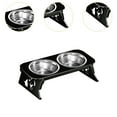 thumbnail image 6 of Raised Dog Bowl Pet Feeder Food Water Stand Non-slip Design with Detachable Bowls for Small Dogs and Cats, 6 of 9
