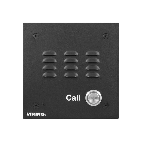 Viking Electronics E-10A - Téléphone d'Entrée de Porte - Filaire - Aluminium Noir