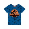 thumbnail image 2 of Jurassic World Boys Blue Short Sleeve Short Leg Pyjama Set, 2 of 5