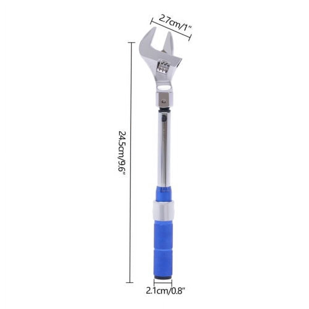 Torque Wrench Open End Adjustable Torque 5-25nm Clicking Wrench Interchangeable