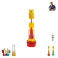 thumbnail image 1 of Outil de Retrait de Noyau de Valve A/C, Kit d'Outils de Réparation Rapide Haute Basse Pression, Noyaux de Tige de Valve Système, 1 of 7