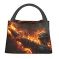 thumbnail image 1 of Balery Cool Fire Man Bolsa de Aislamiento Portátil – Bolsa de Almuerzo con Forro de Aluminio Mejorado, Funda Impermeable y Fácil de Limpiar para Picnic y Caja de Almuerzo, 1 of 6