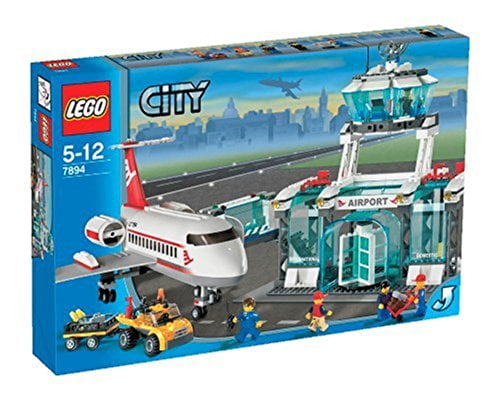 Airport Truck with a Car Elevator New 2020 669 Pieces LEGO City Passenger Airplane 60262 4 Passenger and 4 Airport Staff Minifigures with Radar Tower Red Convertible Plus a Baby Figure