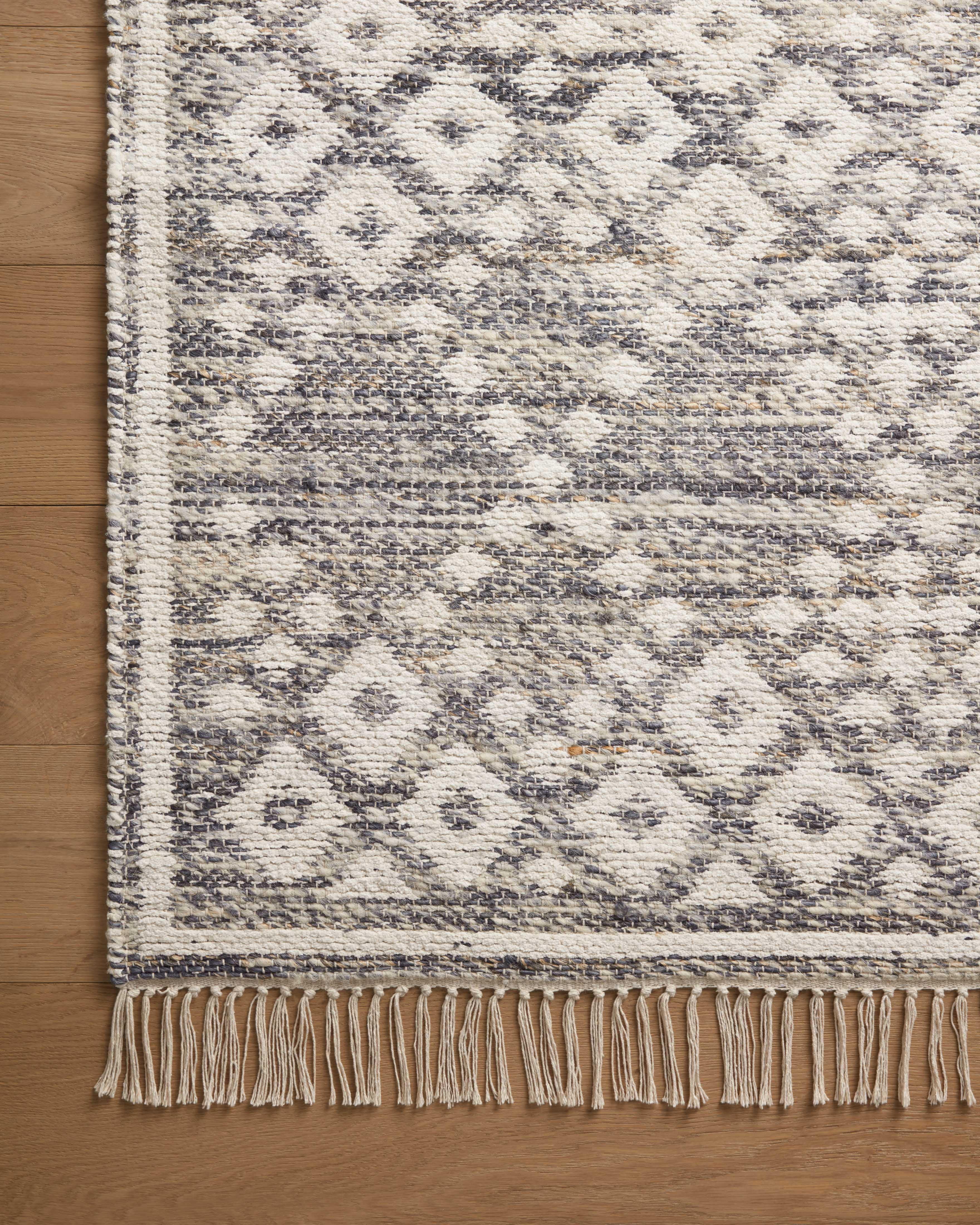 Angela Rose x Loloi Rivers Denim / Ivory 8'-6" x 11'-6" Area Rug