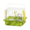 thumbnail image 3 of Carrier de viajes de pájaros jaula con soporte portátil pequeño pájaro transportista de jaula de viaje para compras Visita Conure Cockatiel Lovebird conjunto de 5, 3 of 8