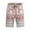 White, variant on TopLLC Mens Shorts, Mens Pants Shorts Men's Ethnic Printed Linen Cotton Multi-Pocket Overalls Shorts Fashion Pant