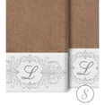 thumbnail image 2 of Authentic Hotel and Spa  100% Turkish Cotton Monica 2PC Embellished Bath Towel Set Latte S, 2 of 3