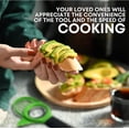 thumbnail image 6 of NOGIS 3 in 1 Avocado Slicing Tool – Avocado Cutter with Grip Handle for Fruit and Vegetables Avocado Slicer Splitter Pitter and Cutter with Comfort Handle Avocado Knife Tool for Kitchen Food, 6 of 7