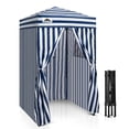 thumbnail image 6 of EAGLE PEAK Flex Ultra Compact 4x4 Pop-up Changing Room Canopy, Portable Privacy Cabana for Pool, Fashion Photoshoots, or Camping (White/Blue）, 6 of 11
