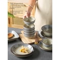 thumbnail image 3 of Juego de vajilla y plato vintage de estilo japonés de cerámica Tefeng, cuenco creativo, cuenco de arroz de cerámica para el hogar, cuenco de fideos, cuenco de sopa, plato, plato de pescado, 3 of 5