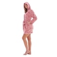 thumbnail image 4 of Keanu Womens Hearts Zipped Dressing Gown, 4 of 4